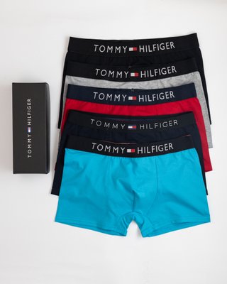 Чоловічі боксери труси набір 5 шт Tommy Hilfiger TH фото