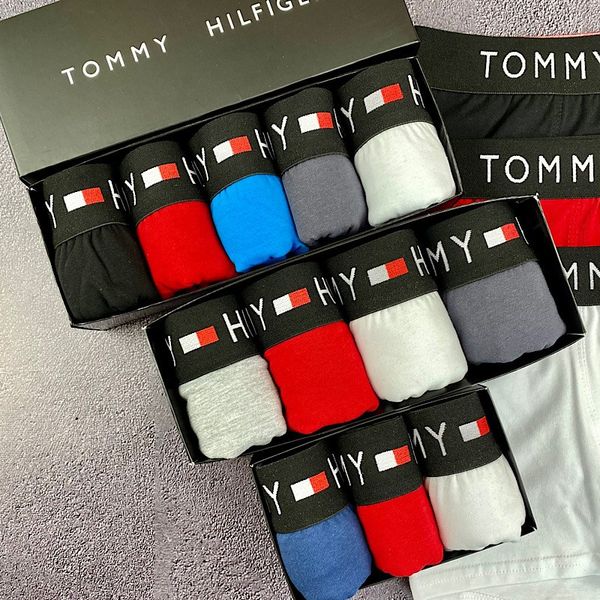 Чоловічі боксери труси 5 шт літні набір Tommy Hilfiger Tomy фото